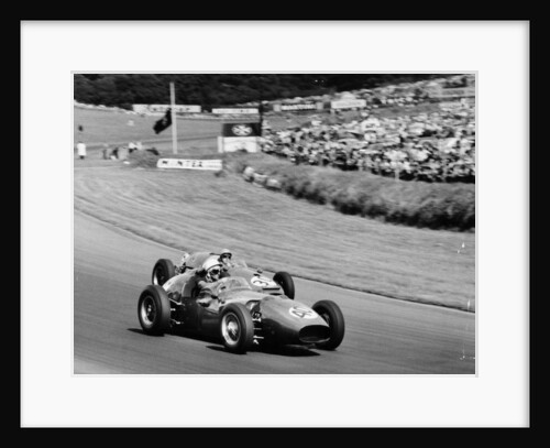 AN Davison and Gino Munaron during Formula Intercontinental Race, Brands Hatch, August 1961 by Unknown