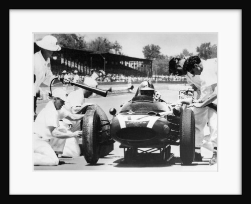Jack Brabham's Cooper in the pits, Indianapolis 500, Indiana, USA, 1961 by Unknown