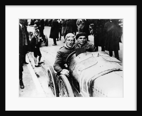 Sir Algernon Lee Guinness at the wheel of a Sunbeam, (c1910-c1920?) by Unknown