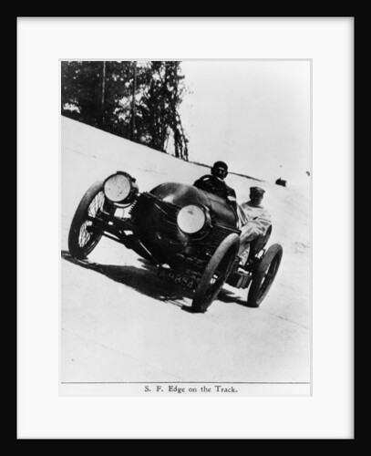 SF Edge driving a Napier, Brooklands, Surrey, 1907 by Unknown