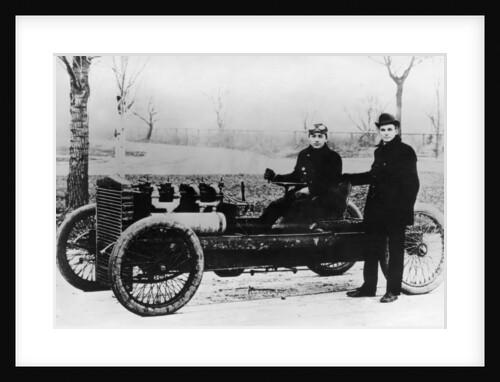 Barney Oldfield and Henry Ford with Ford '999', 1902 by Unknown