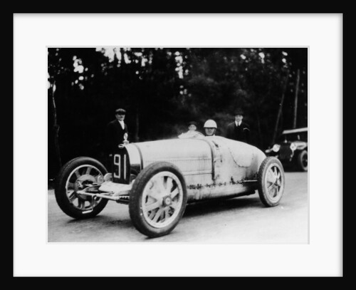 Louis Chiron in a Bugatti, 1927 by Unknown