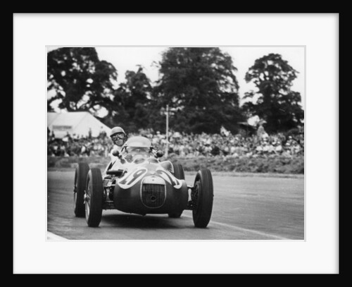 Peter Collins in a HWM Alta at Silverstone by Anonymous
