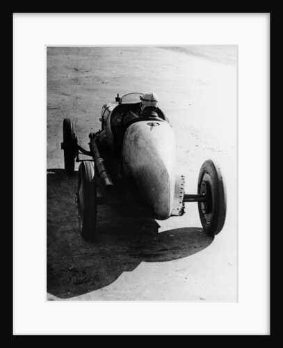 Pietro Bordino driving away in a 2 litre Fiat, 1924 by Unknown