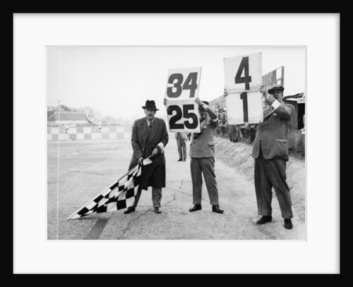 Brooklands Officials, including Major Bale by Anonymous
