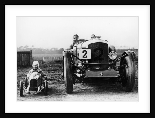 Frank Clement and Woolf Barnato in a Bentley Speed 6, Brooklands, Surrey, 1930 by Unknown