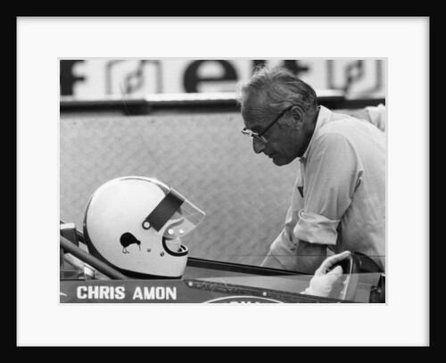 Chris Amon (on the left) and David Yorke, 1970s by Unknown