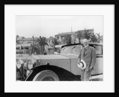 Sir Henry Royce, with Rolls-Royce car by Unknown