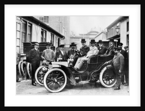 Wilhelm Maybach in a Mercedes, 1903 by Unknown