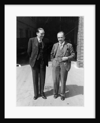 Cecil Kimber (on the right) by Unknown