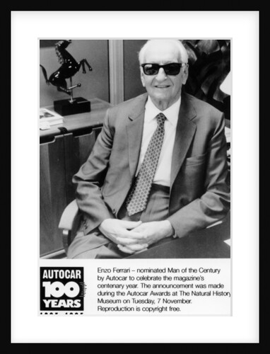 Enzo Ferrari, 1995 by Unknown