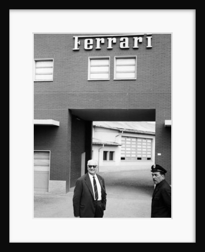 Enzo Ferrari, (1960s?) by Unknown