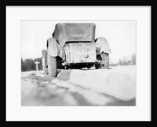 The back of an Invicta 4.5 litre S Type, Monte Carlo Rally, 1933 by Unknown
