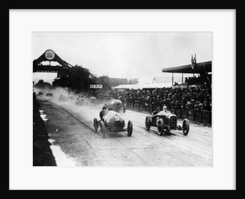 Competitors in the French Grand Prix, Strasbourg, 1922 by Unknown