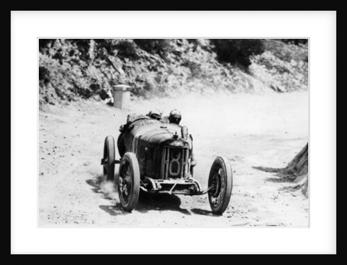 Pietro Bordino in a Fiat 803, in the Targa Florio race, Sicily, 1924 by Unknown