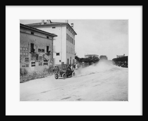 Vincenzo Trucco driving a De Dietrich, in the Coupe Florio, Bologna, Italy, 1908 by Unknown