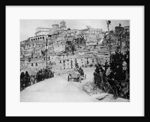 Maurice Fabry in an Itala, in the Targa Florio race, Sicily, 1907 by Unknown