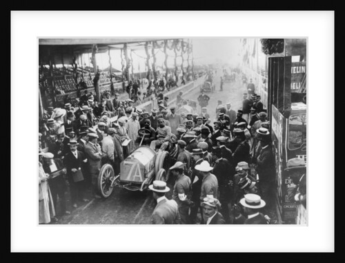 Vincenzo Trucco at the start of the Targa Florio, Sicily, 1908 by Unknown