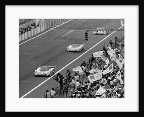 Jaguars taking the first two places at the Le Mans 24 Hours, France, 1990 by Unknown