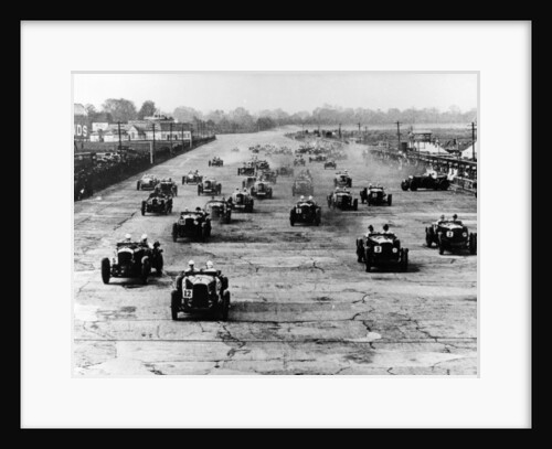 Motor race, Brooklands, Surrey, 1920s by Unknown