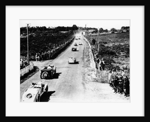 Le Mans 24 Hour race, soon after the start, France, 1928 by Unknown