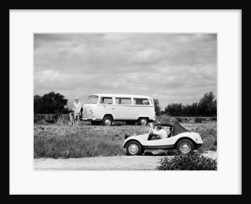 1971 VW camper van and Beach Buggy by Anonymous