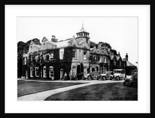 Fleet of cars at Castle Malwood, Hampshire by Unknown