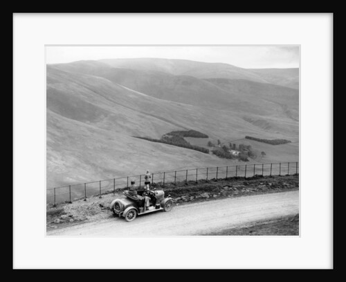 People with a Morris Cowley at the Devil's Beef Tub, Scotland, (c1930s?) by Unknown
