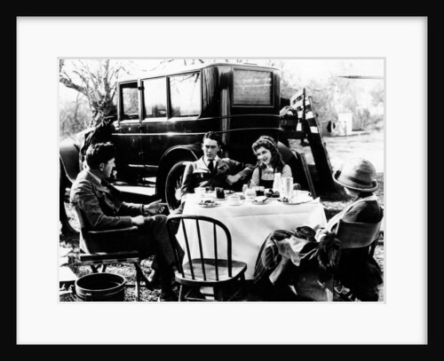 A motoring picnic, America, c1920 by Unknown