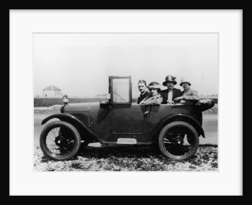 An Austin Seven Chummy with passengers by Anonymous
