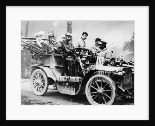 A participant in the Coupe de Pyrenees, 1905 by Unknown