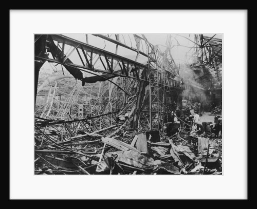 The destruction of Renault's Billancourt factory, Paris, France, WWII, c1939-c1945 by Unknown