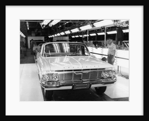 Chevrolet assembly line by Unknown