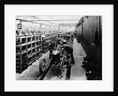 Assembly line of the Morris Bullnose, Cowley, Oxfordshire, 1925 by Unknown