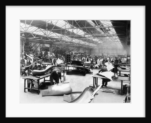 Workers in the Vauxhall factory, Luton, Bedfordshire, 1935 by Unknown