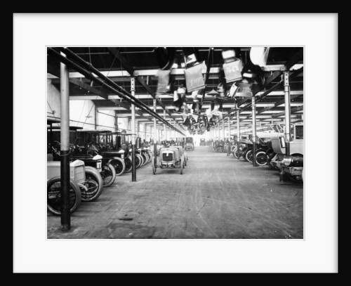 Interior of Daimler factory, (1900s?) by Unknown