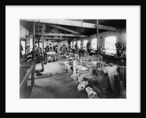 Iris Cars workshop, c1907 by Unknown