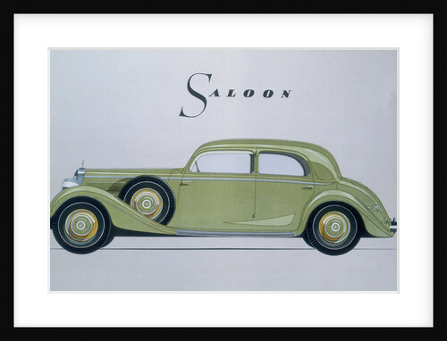 Poster advertising Mercedes-Benz cars, 1939 by Unknown