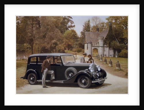 Poster advertising Rolls-Royce cars, 1939 by Unknown