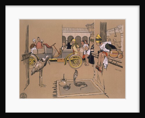 A Berliet car in a Bazaar by Anonymous