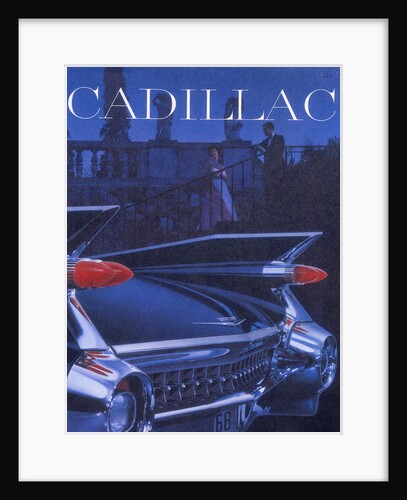 Poster advertising a Cadillac, 1959 by Unknown