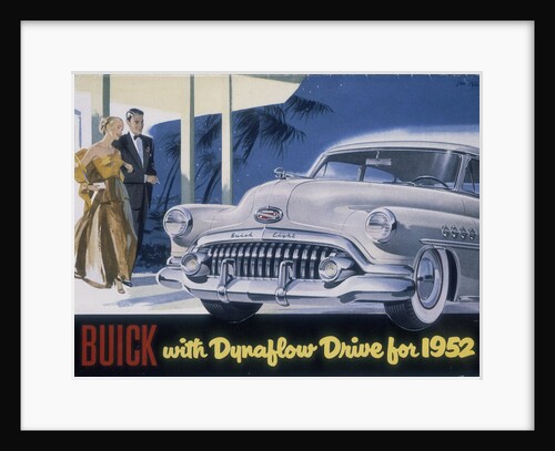 Poster advertising a Buick by Anonymous