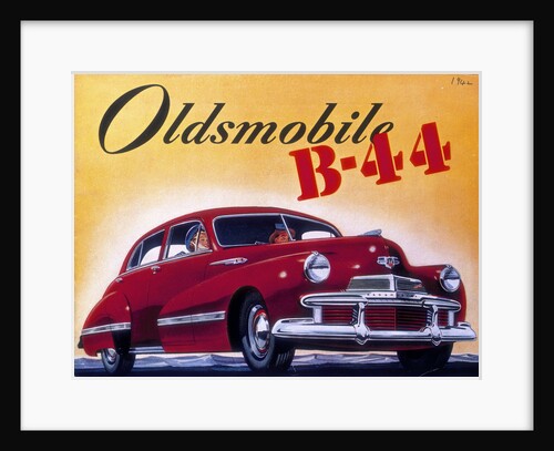 Poster advertising an Oldsmobile B44, 1942 by Unknown