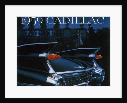 Poster advertising a Cadillac, 1959 by Unknown