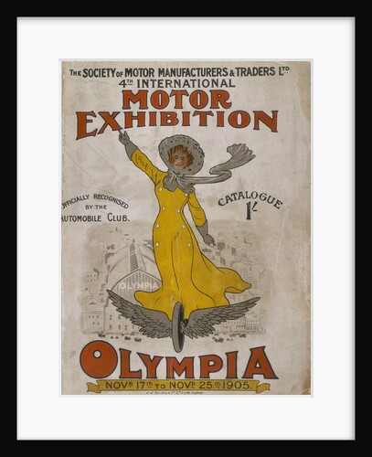 Poster advertising the Olympia Motor Exhibition, 1905 by Unknown