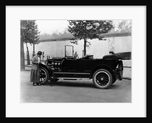 Josephine Boston with a 1914 Cadillac, (c1914?) by Unknown