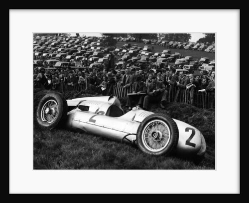 Crashed Auto Union, Donington Grand Prix, 1938 by Unknown