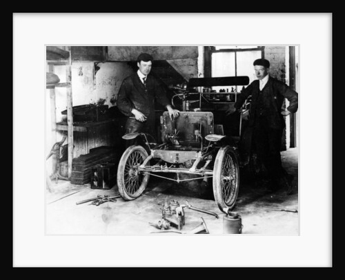 1900 New Orleans car under construction by Anonymous