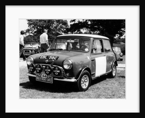 1965 Mini Cooper S Rally car by Anonymous