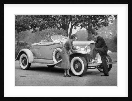 Auburn car, (c1930s?) by Unknown